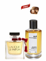 Mancera Bundles: Lalique le Parfum for Women, edP 100ml by Lalique + Roses Vanille for Women, edP 120ml by Mancera + Lady Million Prive Miniature for Women, edP 5ml by Paco Rabbane Free!