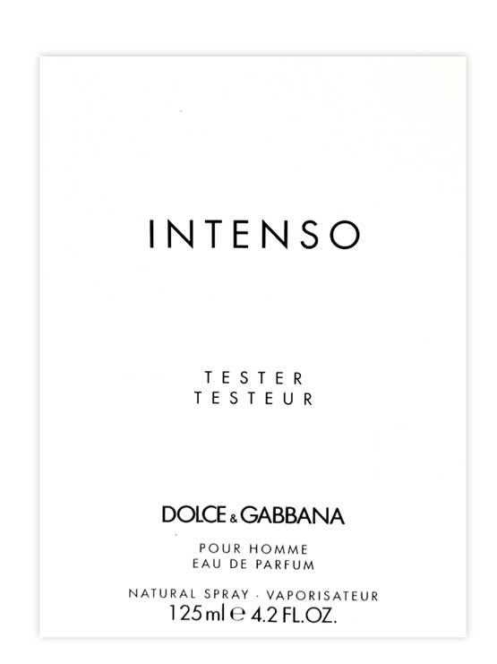 Intenso - Tester - for Men, edP 125ml by Dolce and Gabbana