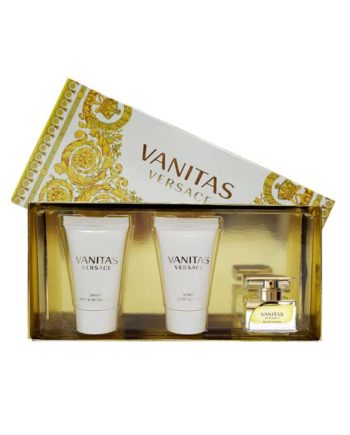 Vanitas Miniature Gift Set for Women (edT 5ml + Vanity Bath and Shower Gel 25ml + Vanity Body Lotion 25ml) by Versace