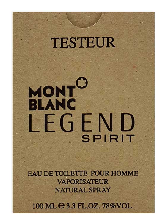 Legend Spirit - Tester - for Men, edT 100ml by Mont Blanc