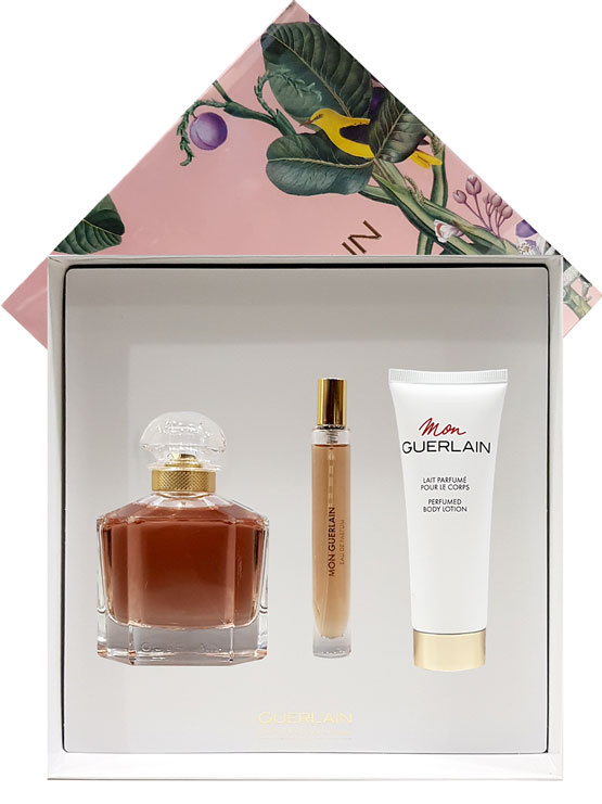 Mon Guerlain Gift Set for Women (edP 100ml + edP 10ml + Perfumed Body Lotion 75ml) by Guerlain