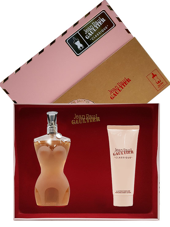 Classique Gift Set for Women (edT 100ml + Perfumed Body Lotion 75ml) by Jean Paul Gaultier