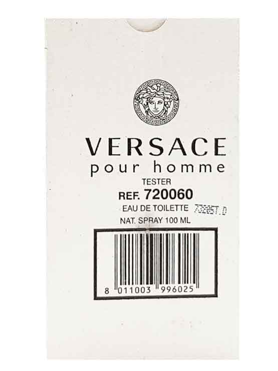 Versace pour Homme - Tester without Cap - for Men, edT 100ml by Versace